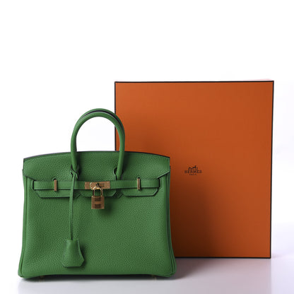 Hermes Togo Birkin 25 Bambou 11 of 11