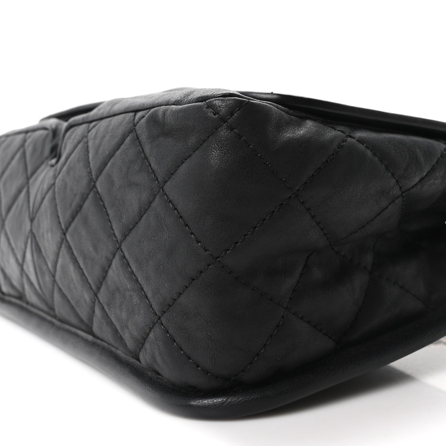 Chanel Aged Calfskin Quilted 2.55 Reissue Chain Flap  Black 10 of 10