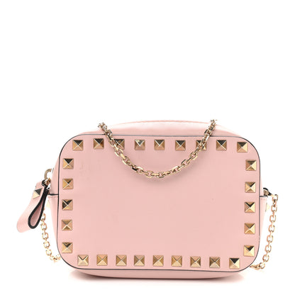 Valentino Garavani Calfskin Small Rockstud Chain Camera Crossbody Bag Loto 1 of 10