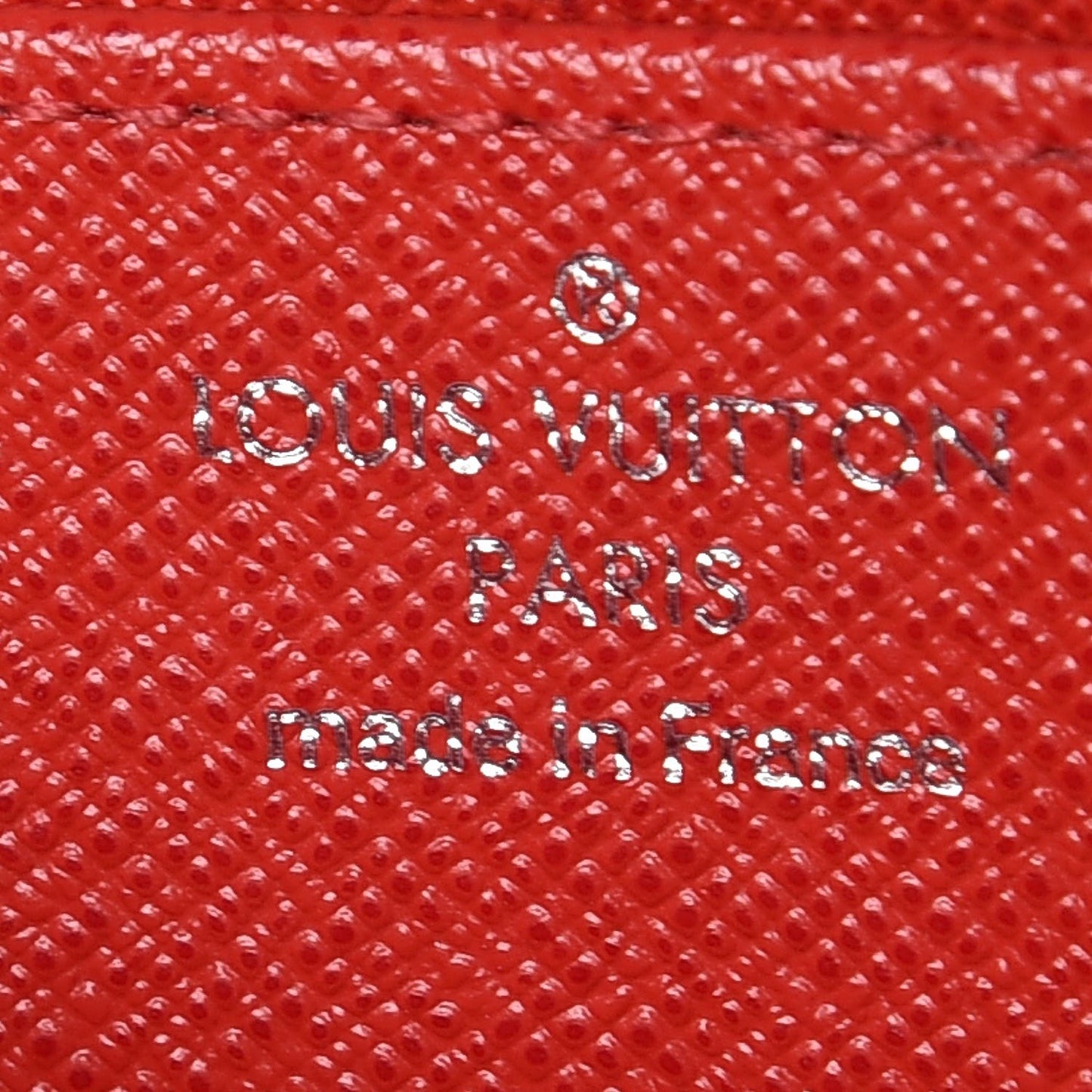 Epi Twist Wallet Coquelicot