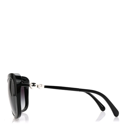 Chanel Acetate Polarized Butterfly Winter Pearl Sunglasses 5339-H-A Black 3 of 8