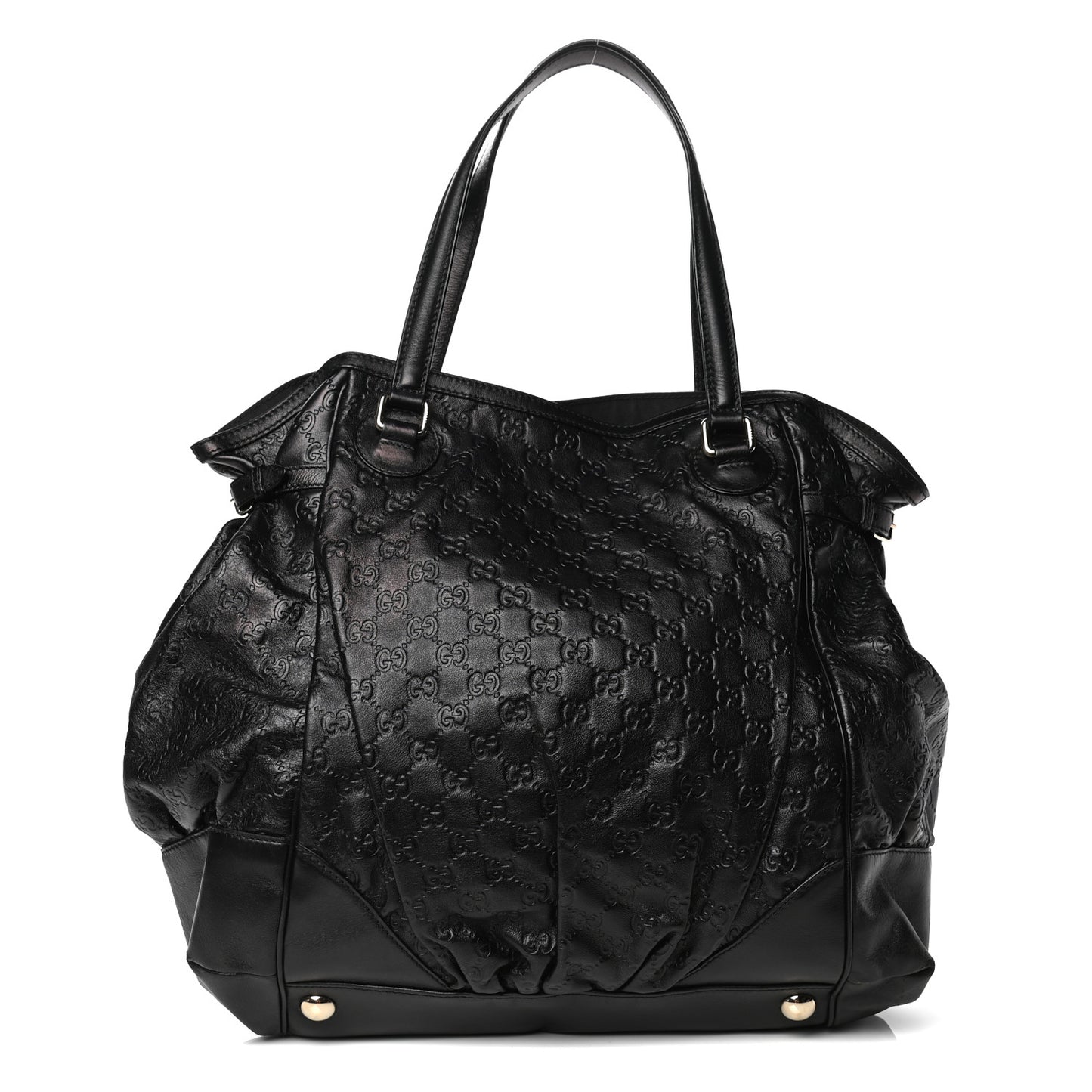 Guccissima Full Moon Tote Black