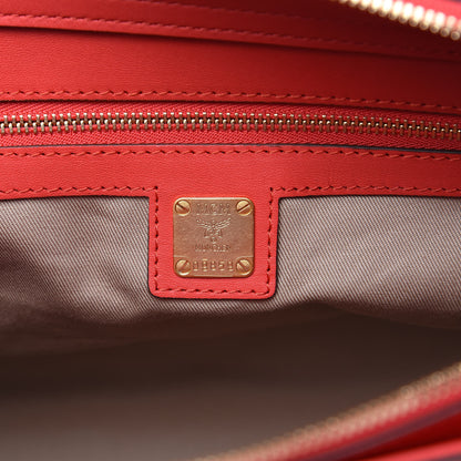 MCM Saffiano Nuovo Tote Hot Coral 10 of 10