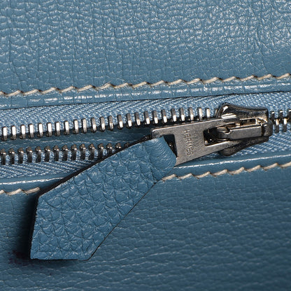 Hermes Togo Birkin 30 Blue Jean 16 of 35