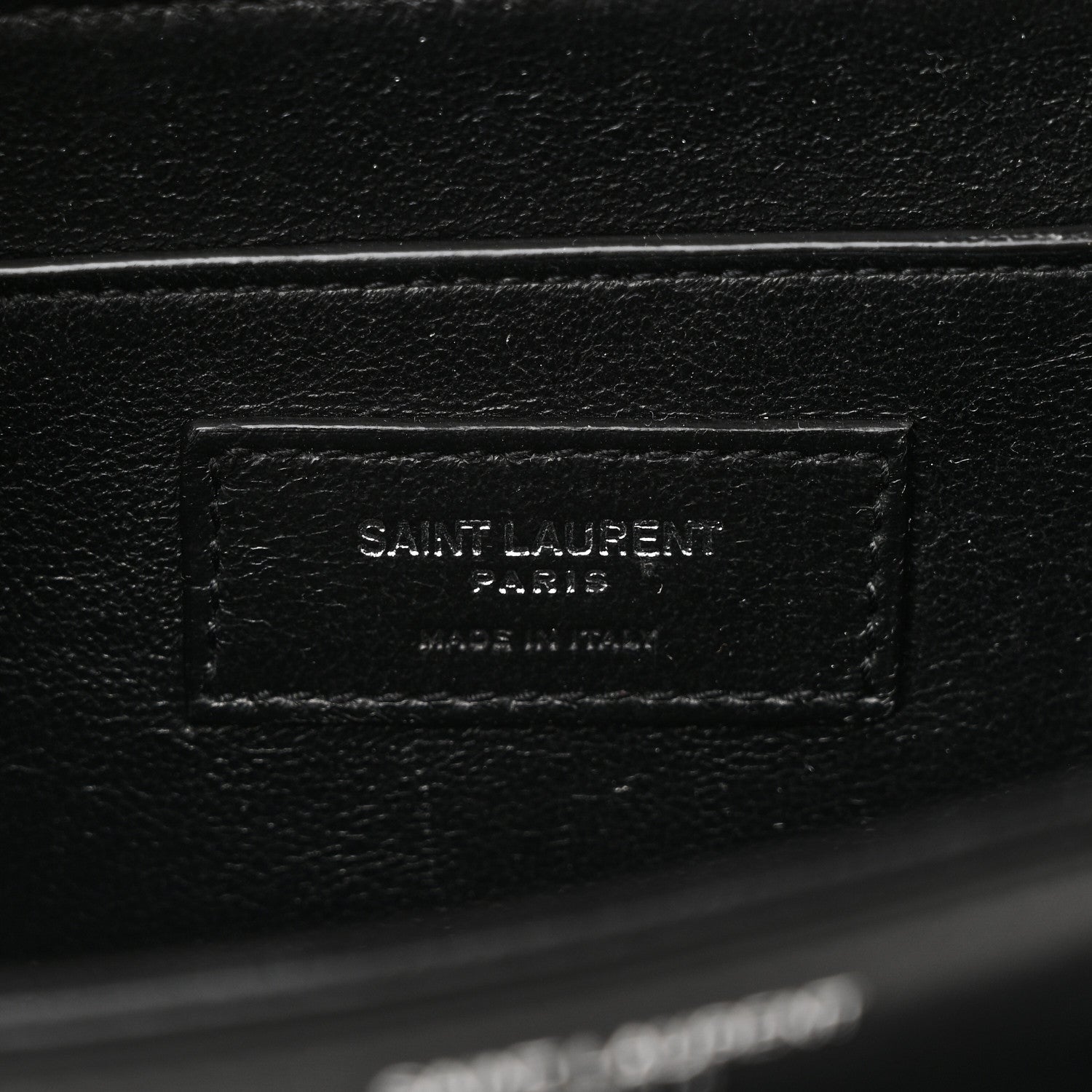 Saint Laurent Box Calfskin Monogram Medium Solferino Satchel Black 6 of 10