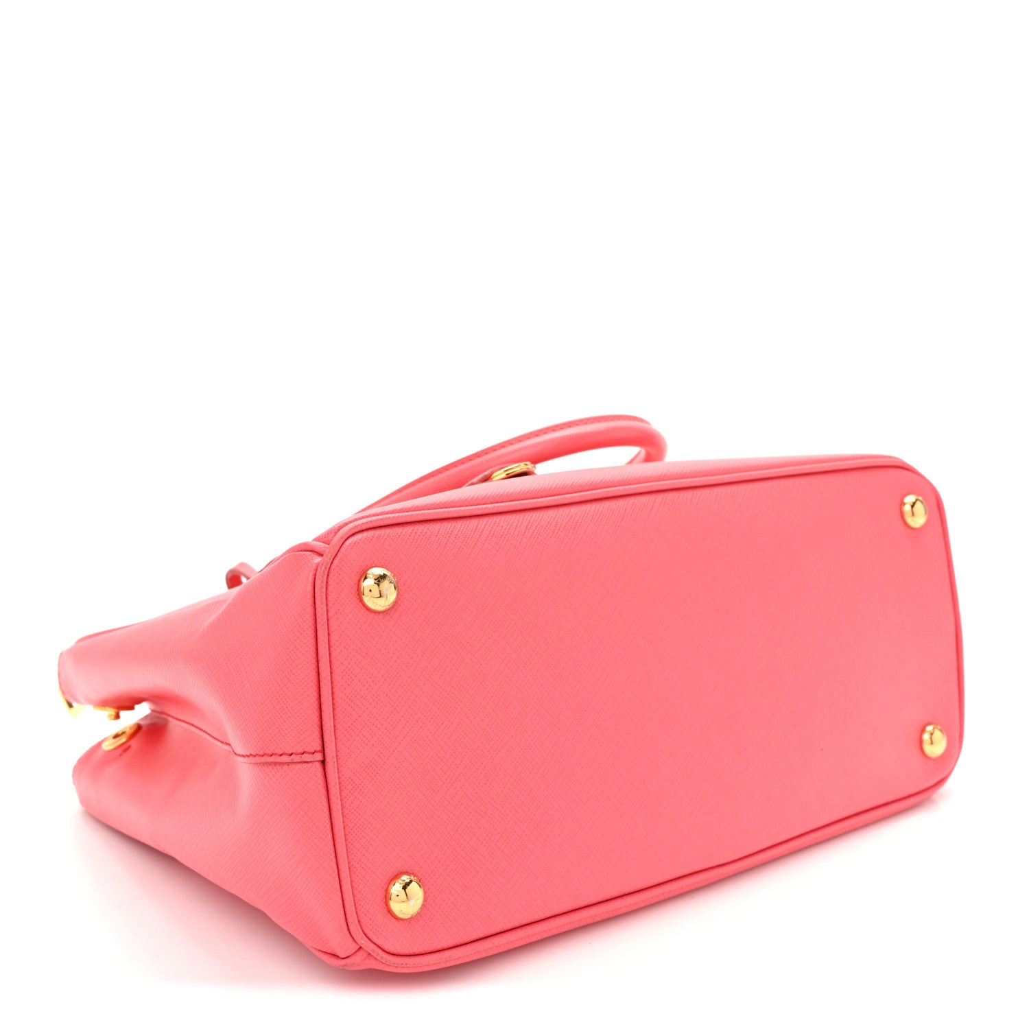 Prada Saffiano Small Galleria Double Zip Tote Peonia 4 of 11
