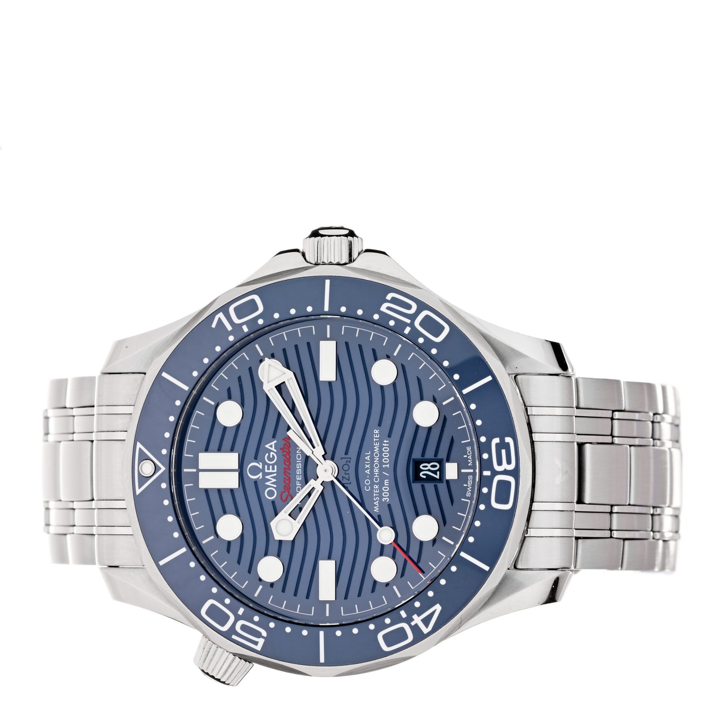 Stainless Steel 42mm Seamaster Diver 300M Automatic Watch Blue 210.30.42.20.03.001