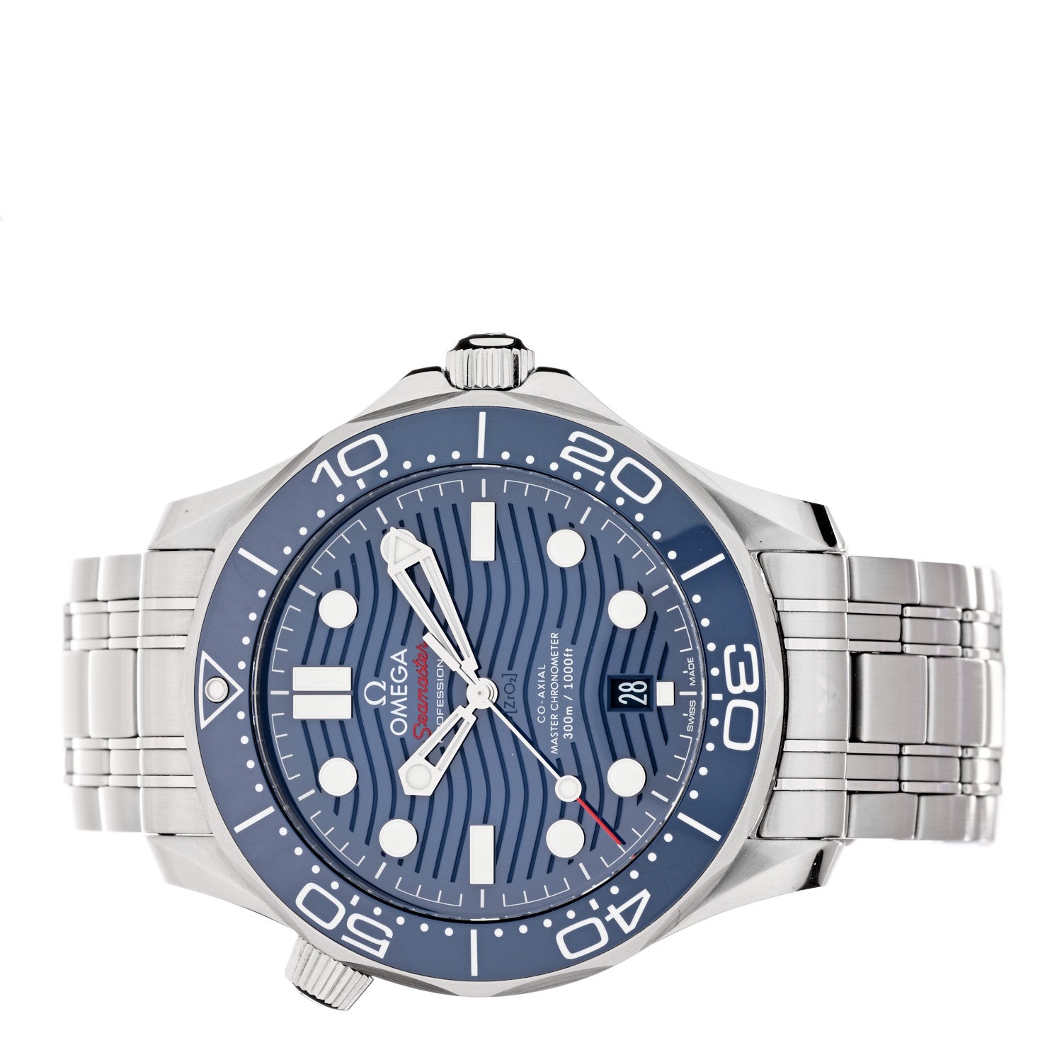 Omega Stainless Steel 42mm Seamaster Diver 300M Automatic Watch Blue 210.30.42.20.03.001 2 of 6