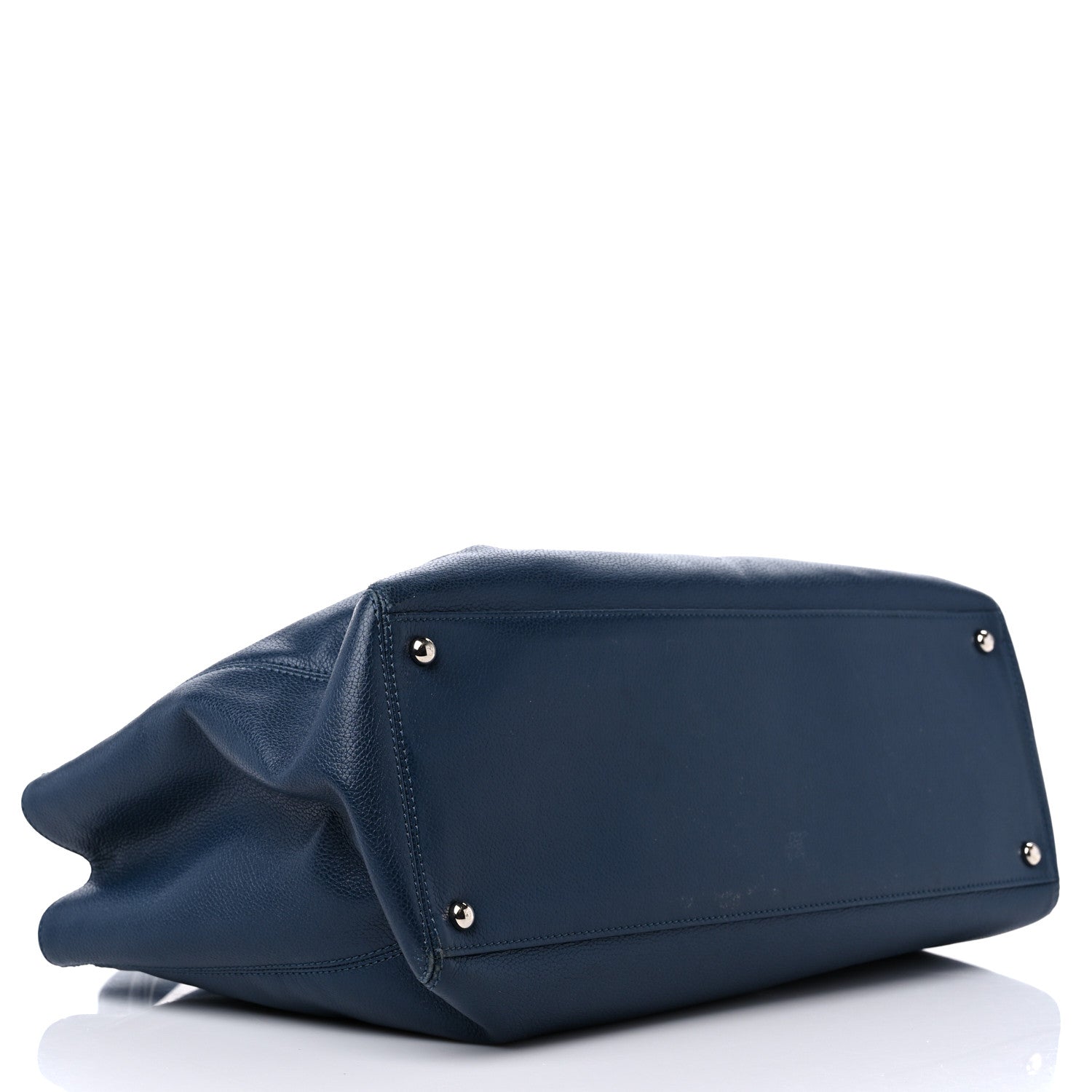 Chanel Calfskin Cerf Executive Shopper Tote Blue 4 of 15