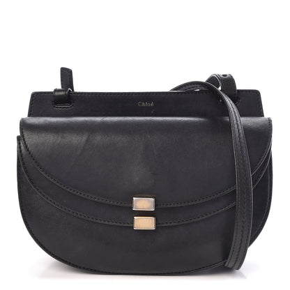 Chloe Calfskin Mini Georgia Crossbody Bag Black 1 of 16