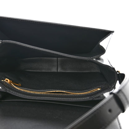 Celine Shiny Calfskin Medium Triomphe Black 5 of 11