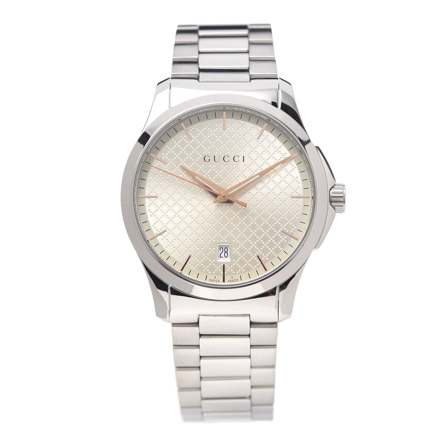 Stainless Steel 38mm G-Timeless Diamante Quartz Watch
