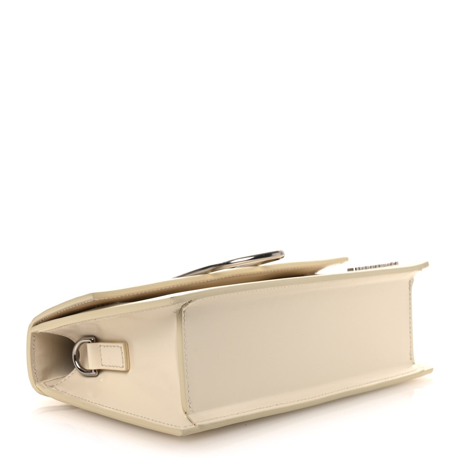 Jacquemus Smooth Calfskin Metal Flap Le Grand Bambino Light Ivory 4 of 9