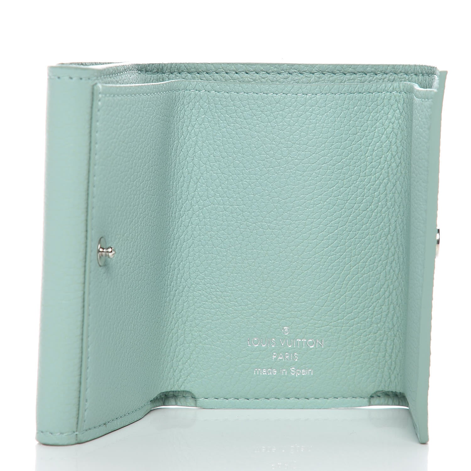 Louis Vuitton Calfskin Lockmini Wallet Menthe 6 of 8