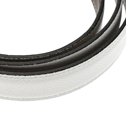 Hermes Swift Epsom 24mm Gamma Belt 90 36 White Etoupe 6 of 9