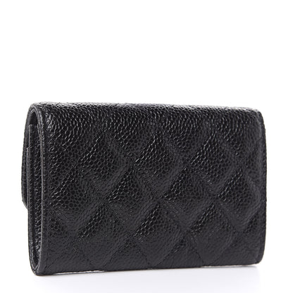 Chanel Caviar Quilted Flap Card Holder So Black 3 of 10
