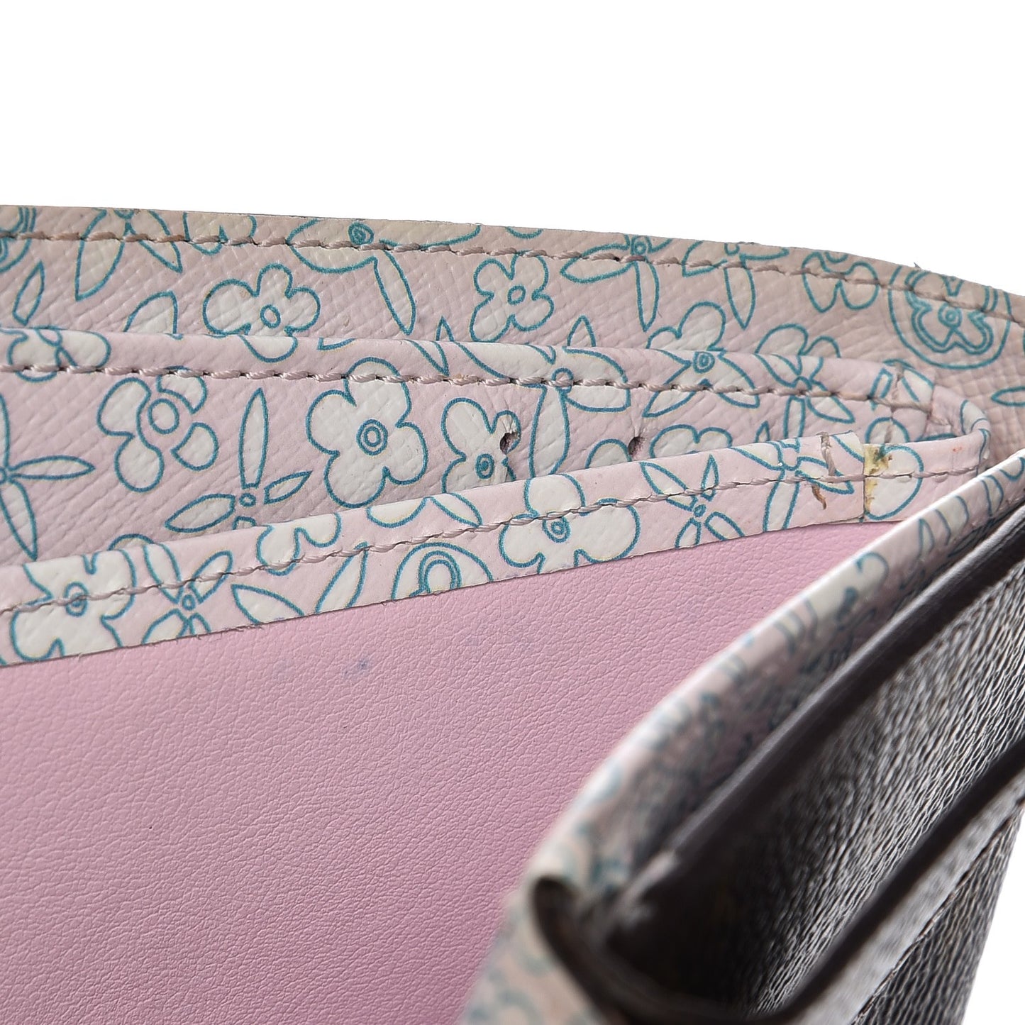 Monogram Fleuri Elise Wallet Rose
