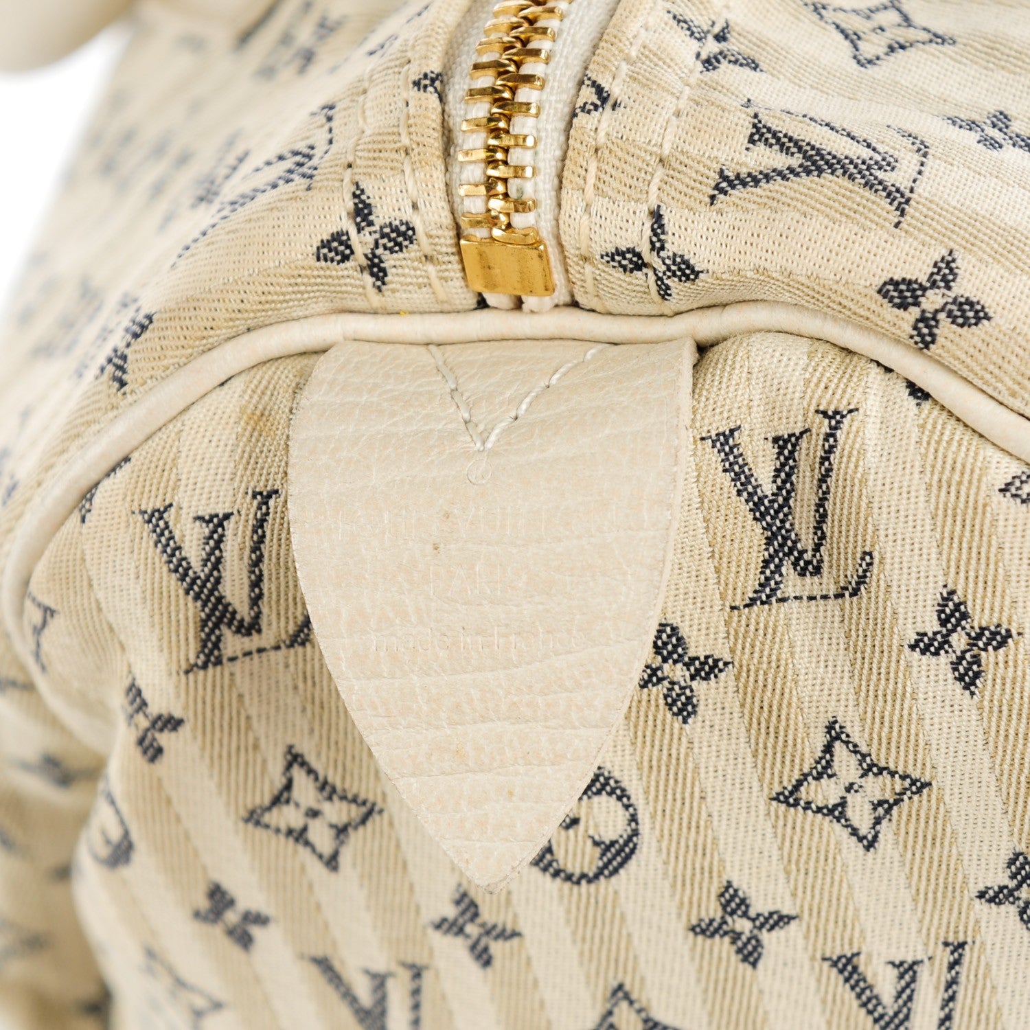Louis Vuitton Mini Lin Croisette Speedy 30 Blue 7 of 9