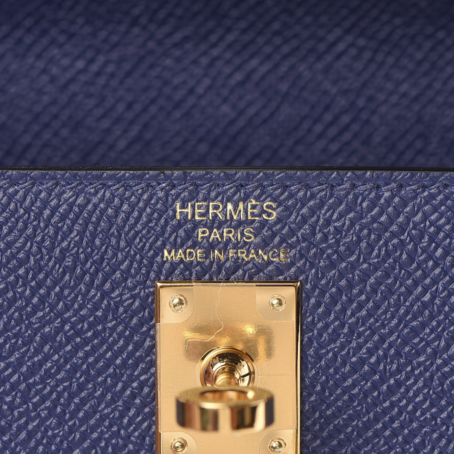 Epsom Kelly Sellier 25 Bleu Saphir
