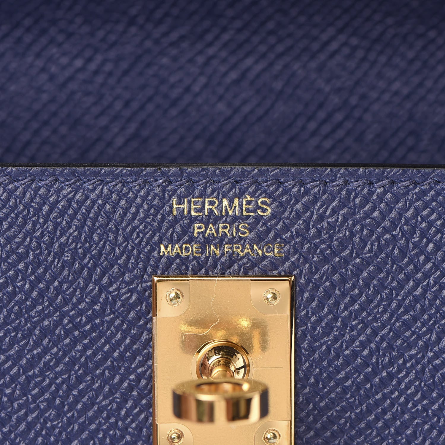 Hermes Epsom Kelly Sellier 25 Bleu Saphir 17 of 38