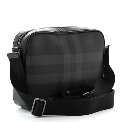 Burberry Check Messenger Bag Black 3 of 13