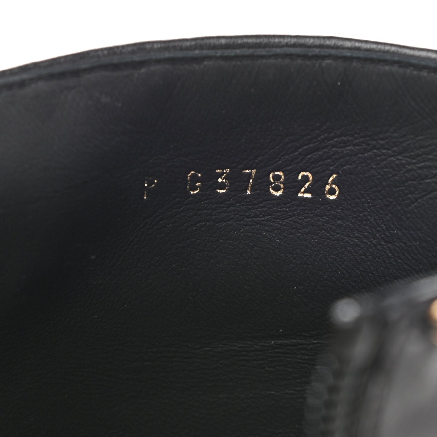 Lambskin Grosgrain Cap Toe Chain Short Boots 40.5 Black