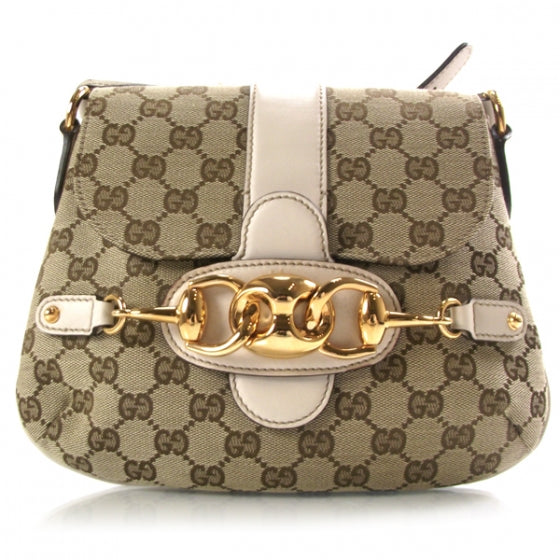 Gucci Monogram Wave Flap Bag Ivory 1 of 10