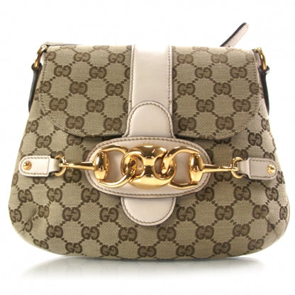 Gucci Monogram Wave Flap Bag Ivory 1 of 10