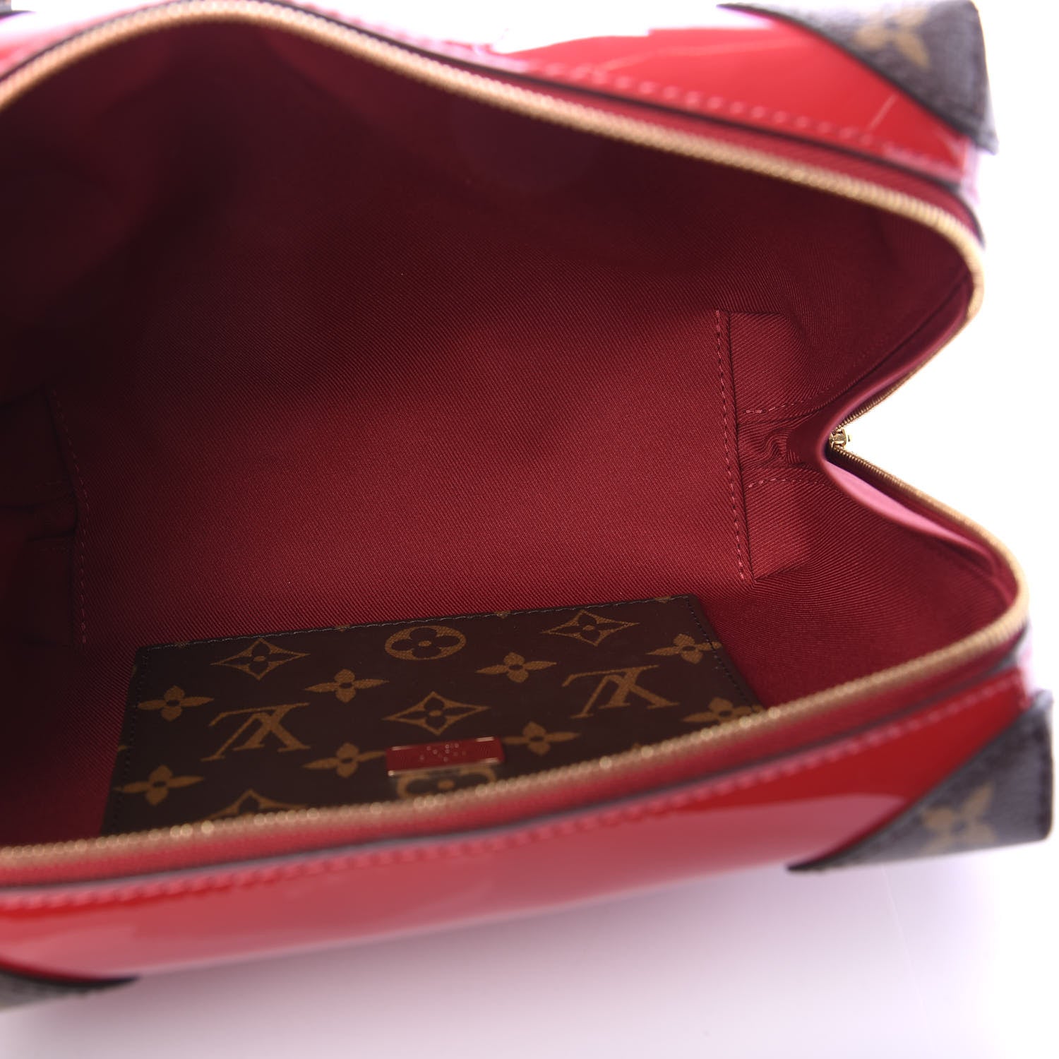 Louis Vuitton Patent Miroir Venice Scarlet 4 of 8