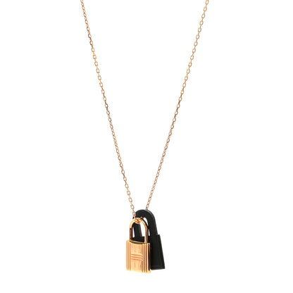 Hermes Swift O'Kelly Pendant Necklace Black 1 of 7