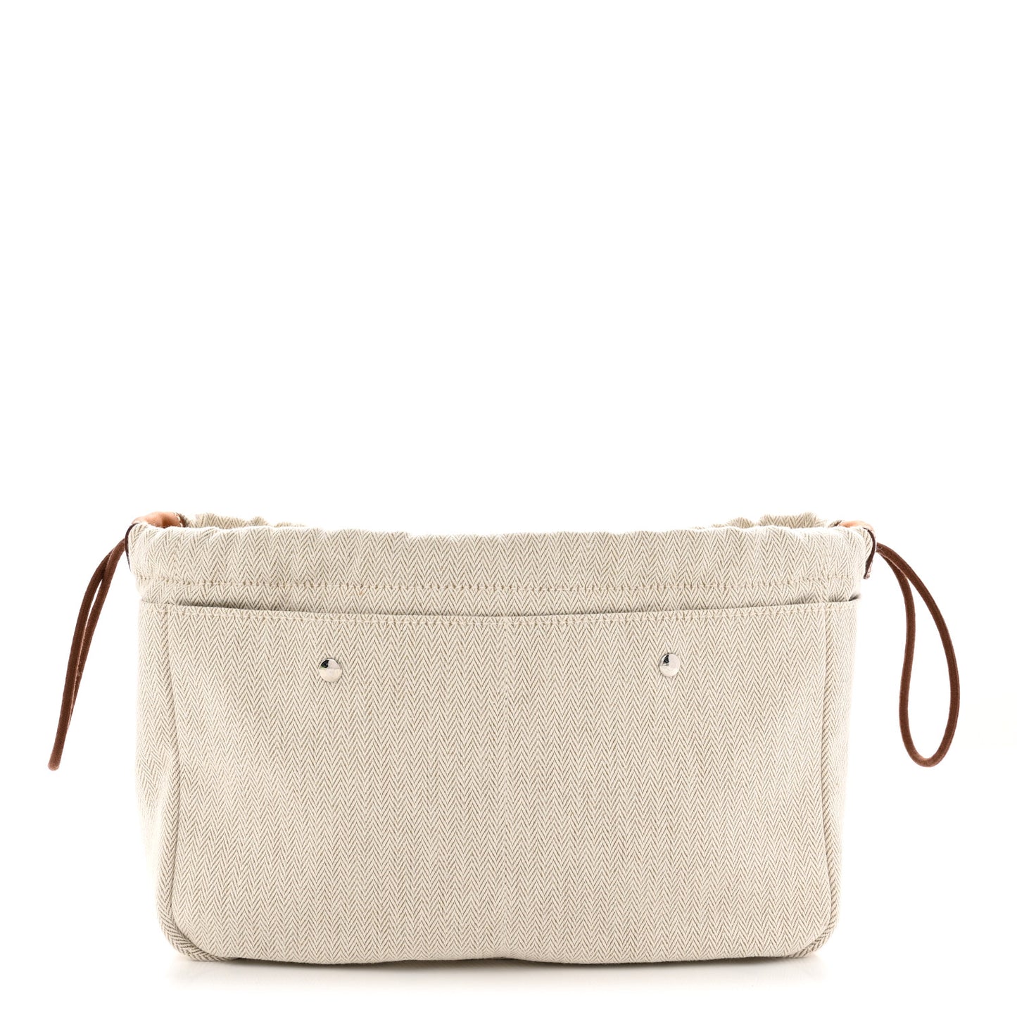 Canvas Barenia Fourbi 25 MM Pouch Naturel Fauve