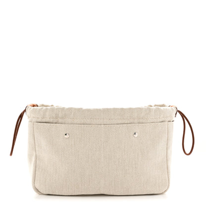 Hermes Canvas Barenia Fourbi 25 MM Pouch Naturel Fauve 1 of 10