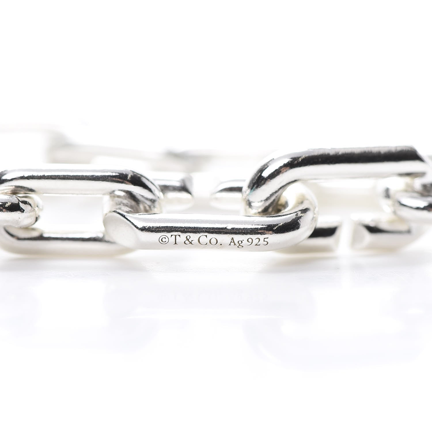Tiffany Sterling Silver Pearl HardWear Link Bracelet 4 of 6
