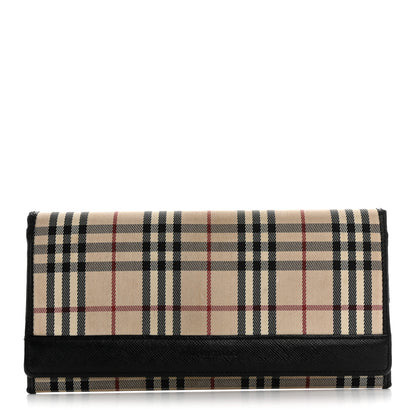 Burberry House Check Continental Wallet Black 1 of 12