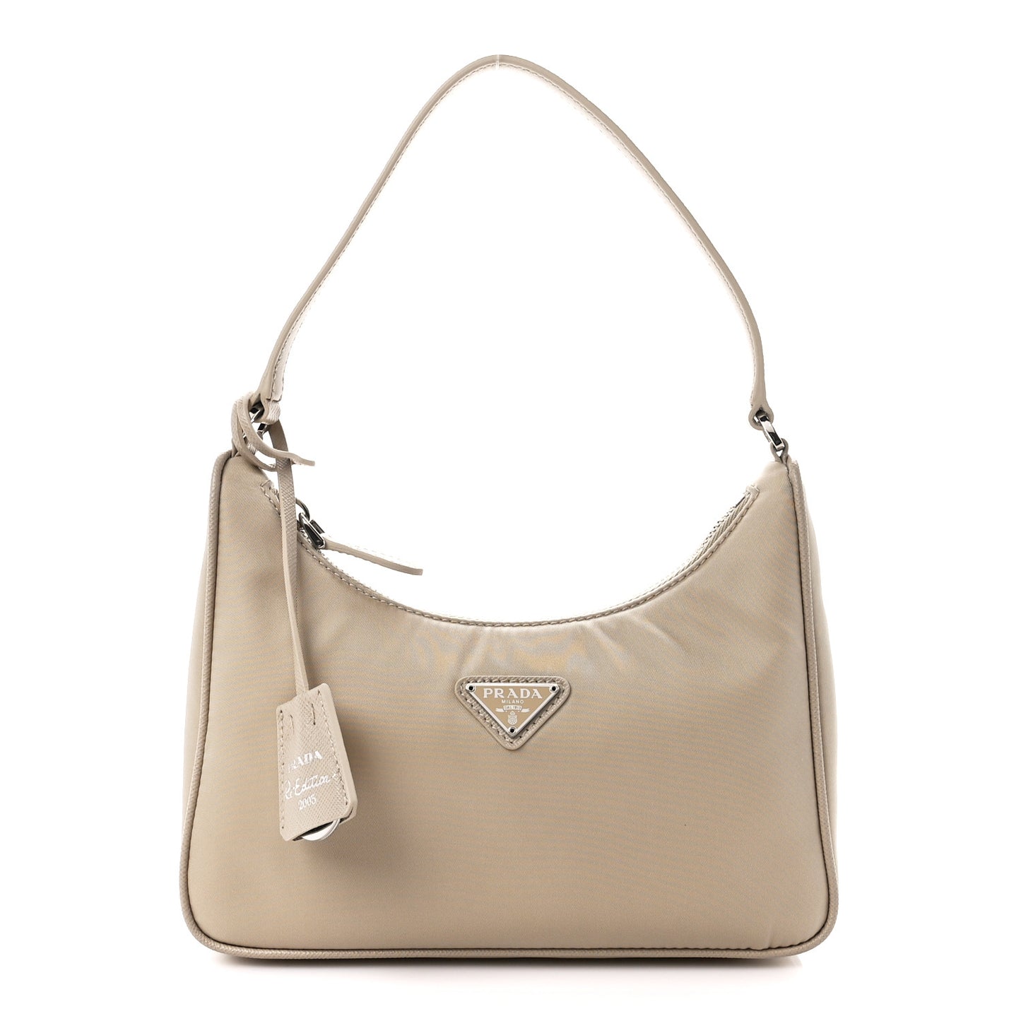 Re-Nylon Saffiano Mini Re-Edition 2005 Bag Deserto