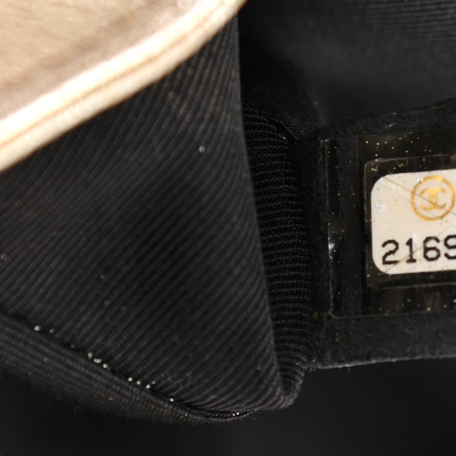 Chanel Metallic Goatskin Calfskin Medium Boy Flap Gold Black 7 of 16