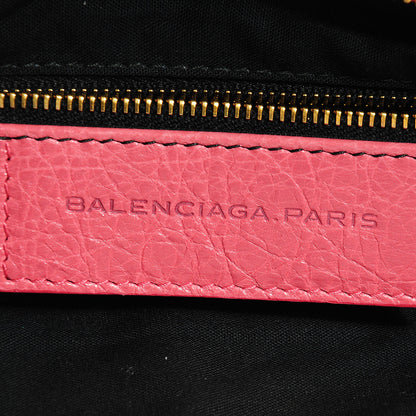 Balenciaga Agneau Giant 12 Gold Hardware Flat Handle Clutch Rose Bonbon 9 of 18
