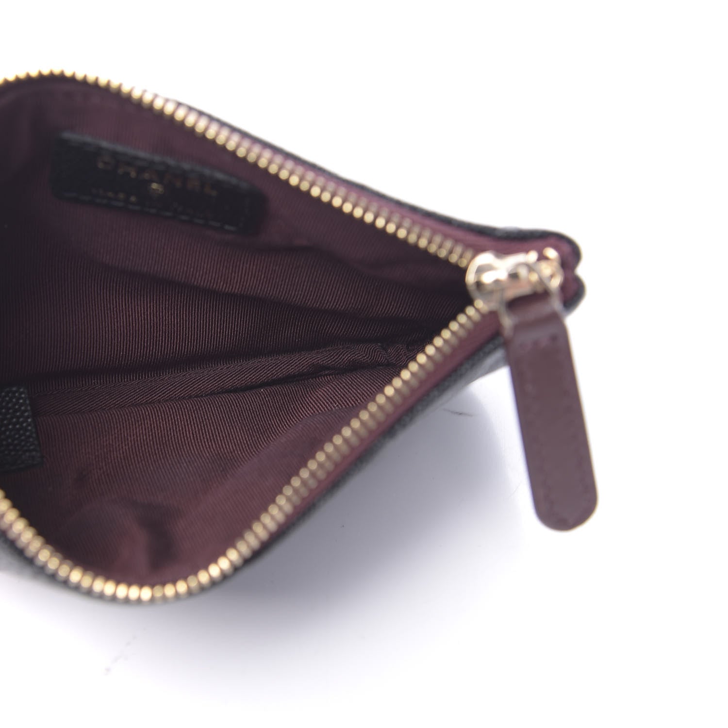 Chanel Caviar Quilted Small Cosmetic Case Black 5 of 8