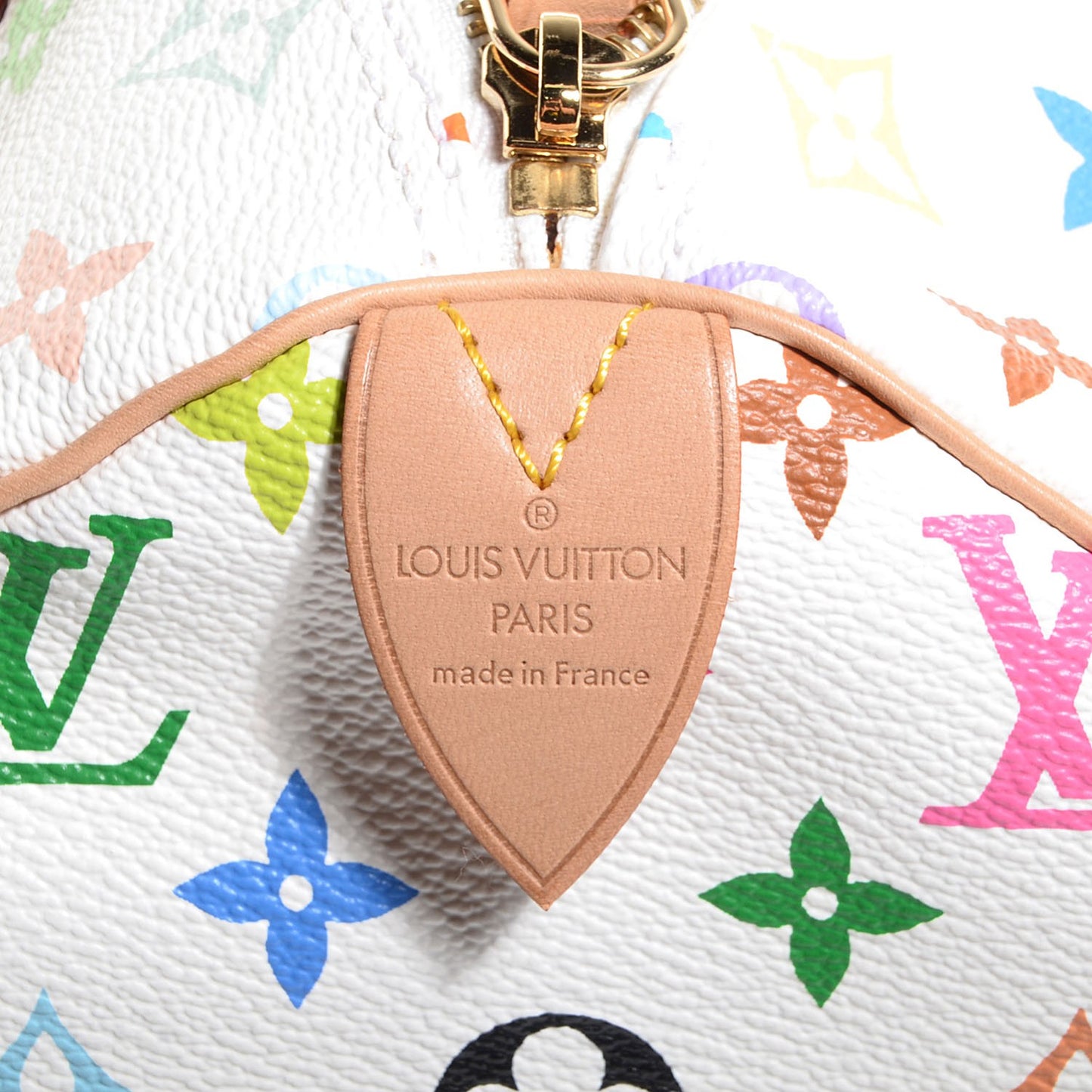 Monogram Multicolor Speedy 30 White