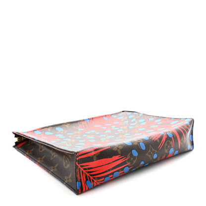 Louis Vuitton Monogram Jungle Dots Toiletry Pouch 26 Coquelicot Denim 4 of 6