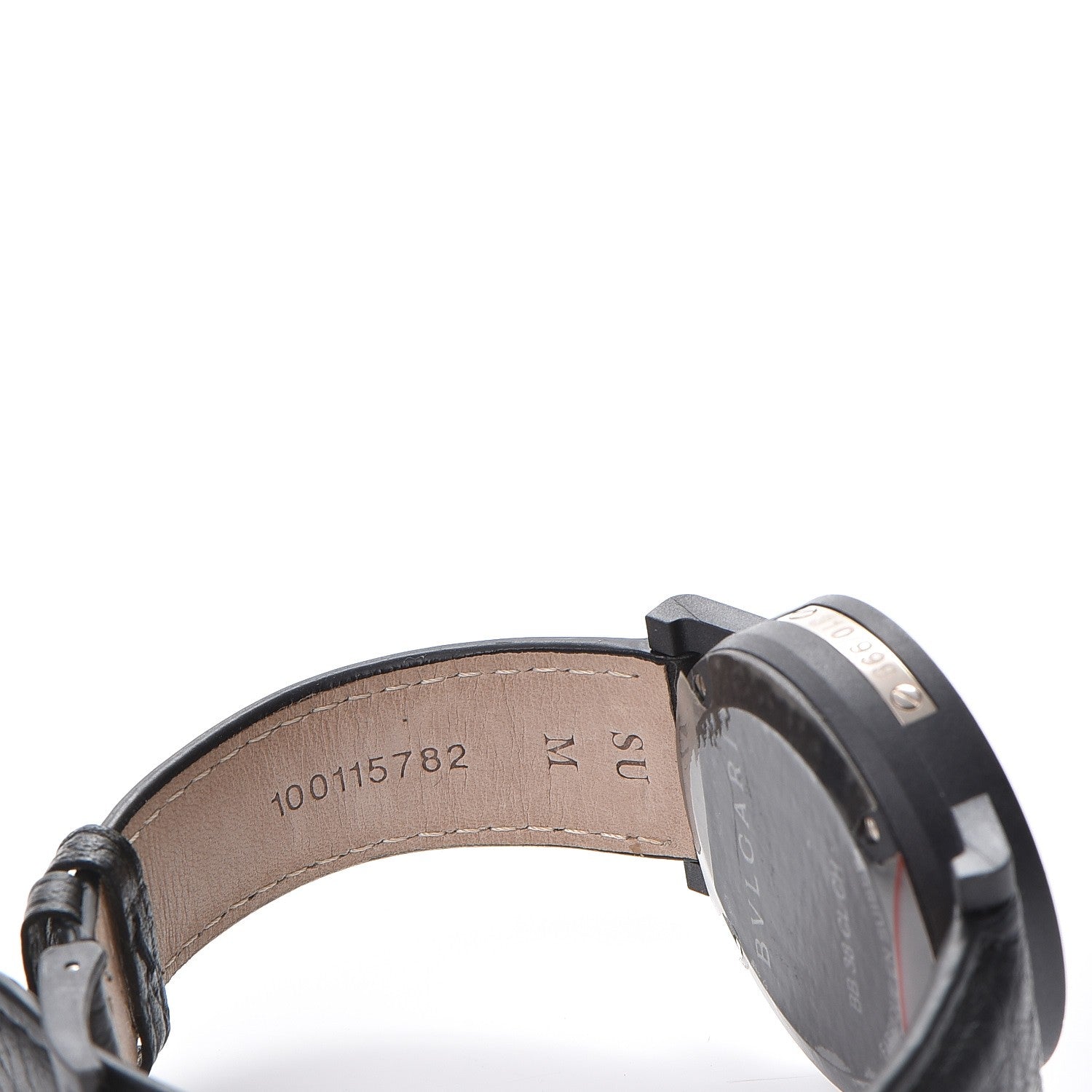 Bulgari Carbon Calfskin 38mm Marbella Quartz Watch Black 7 of 8