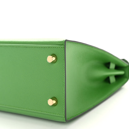 Hermes Epsom Kelly Sellier 25 Vert Yucca 10 of 12