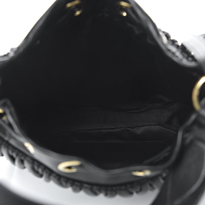 Miu Miu Nappa Matelasse Bucket Bag Black 5 of 9