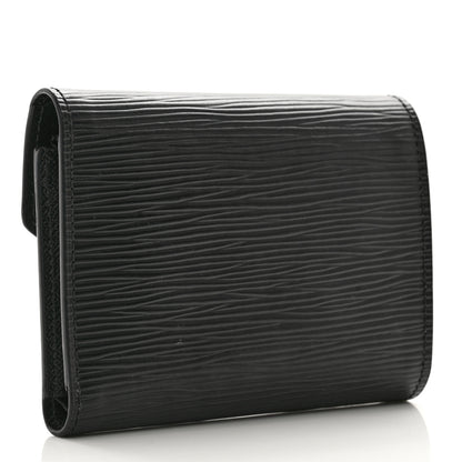 Louis Vuitton Epi Victorine Wallet Black 3 of 7