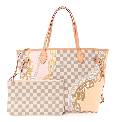Louis Vuitton Damier Azur Nautical Neverfull MM 1 of 10