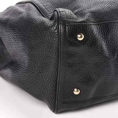 Gucci Pebbled Calfskin Large Soho Shoulder Bag Black 5 of 19