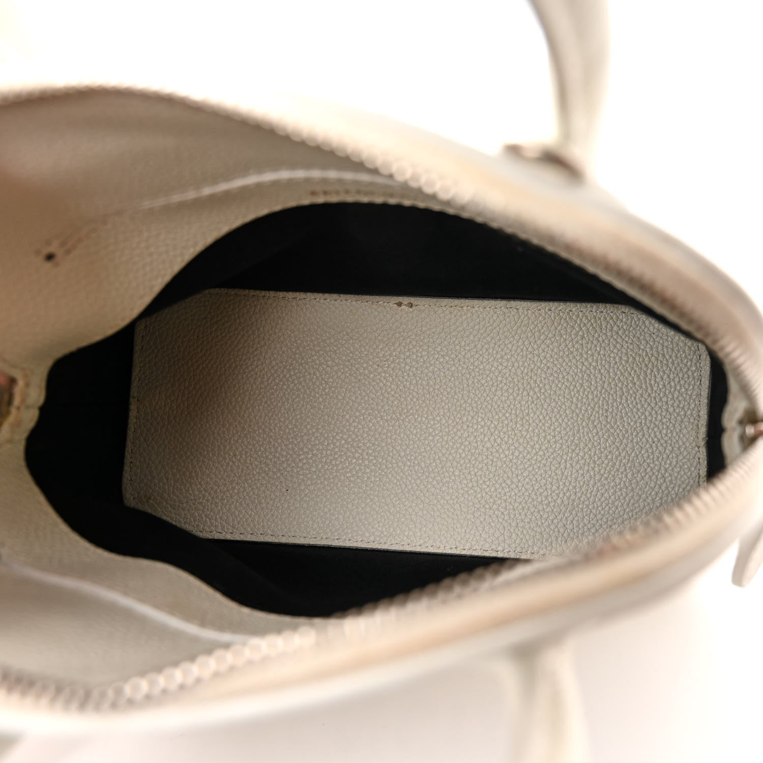Balenciaga Grained Calfskin XXS Ville Top Handle Bag White Black 4 of 16