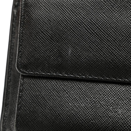 Louis Vuitton Mini Monogram Porte Tresor International Wallet Black 7 of 8