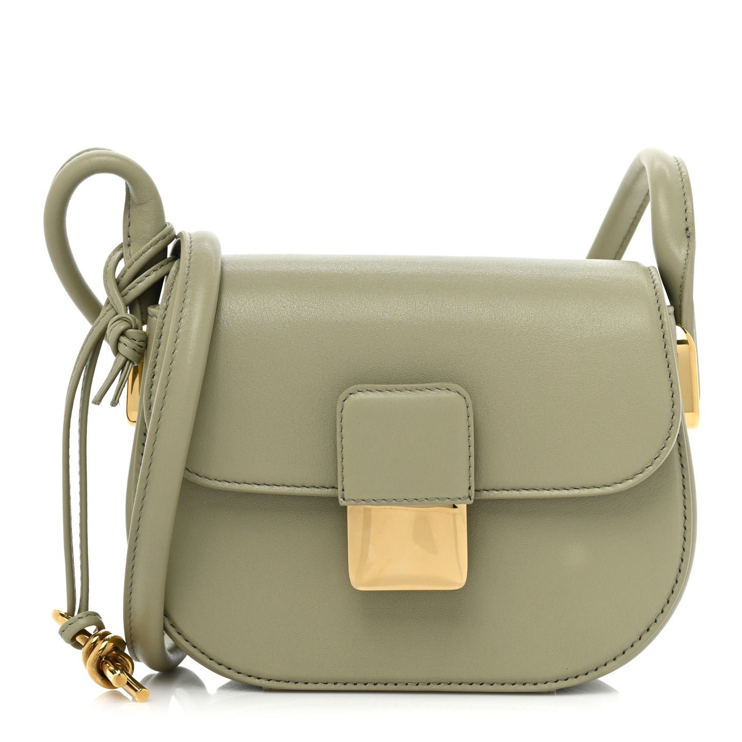 Calfskin Mini Desiree Crossbody Bag Travertine