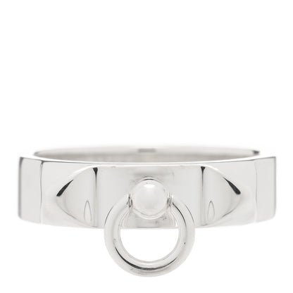 Hermes Sterling Silver PM Collier De Chien Ring 55 7.25 1 of 4